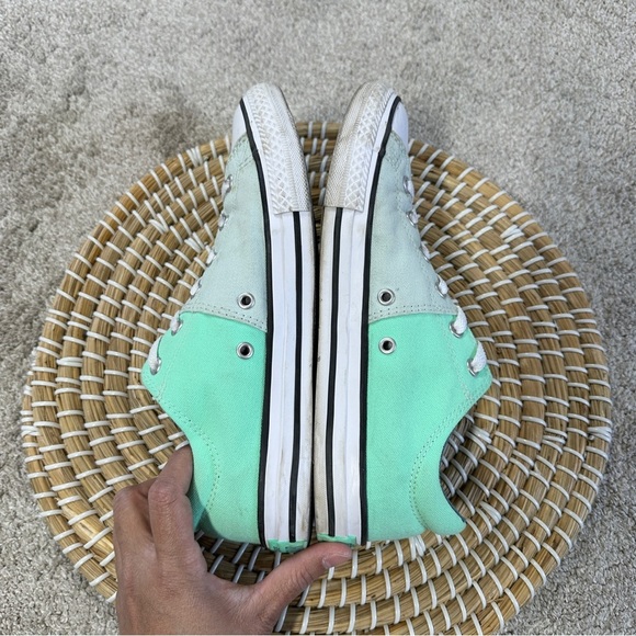 Converse Women’s Chuck Taylor Allstar Low Top Sneakers Shoes in Mint White 5 - Picture 6 of 12